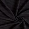 Tissu pour pantalon extensible à rayures pailletées – noir/argent métallisé,  thumbnail number 3