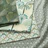 Tissu de décoration Sergé coton Feuilles de palmiers abstraites – sauge/ivoire,  thumbnail number 5