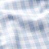 Tissu en coton Vichy à carreaux 1 cm – jean bleu clair/blanc,  thumbnail number 2