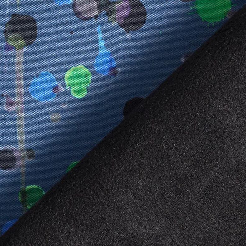 Softshell Biscuits en cours d’exécution Impression numérique – bleu jean/vert herbe,  image number 5
