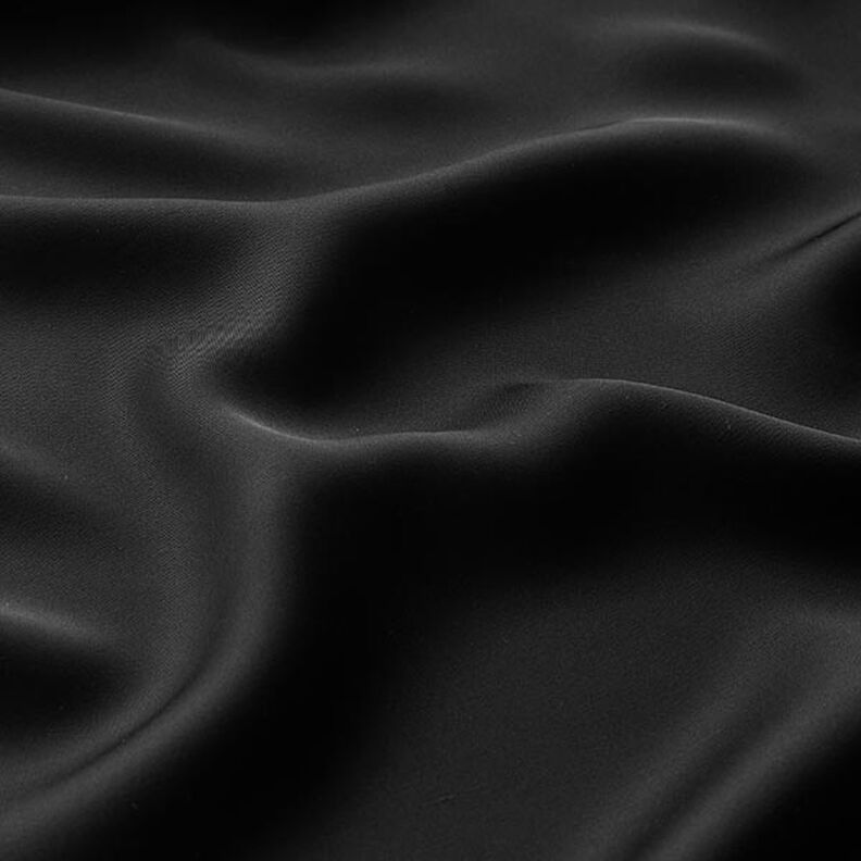 Satin viscose Uni – noir,  image number 3