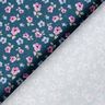 Tissu en coton Popeline feine Blüten – bleu/violet pastel,  thumbnail number 4
