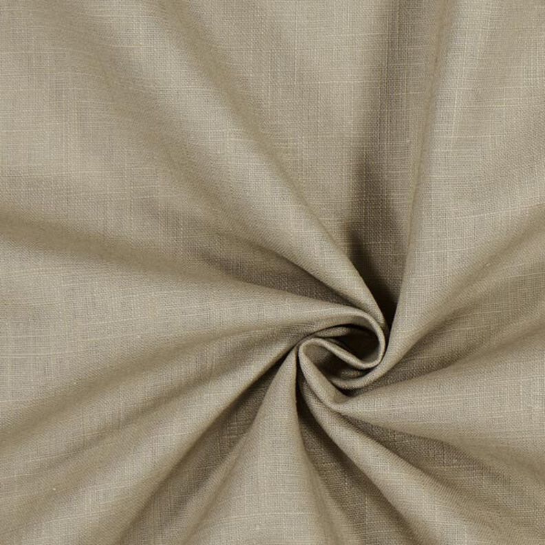 Tissu de lin en ramie mélangée medium – taupe clair,  image number 1
