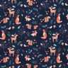Jersey coton Animaux en automne Impression numérique  – bleu nuit,  thumbnail number 1