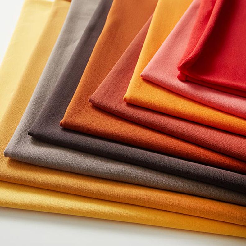 French Terry léger uni – marron noir, image number 9