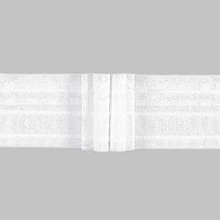 Ruban plissé 4x, 50 mm – blanc | Gerster, 