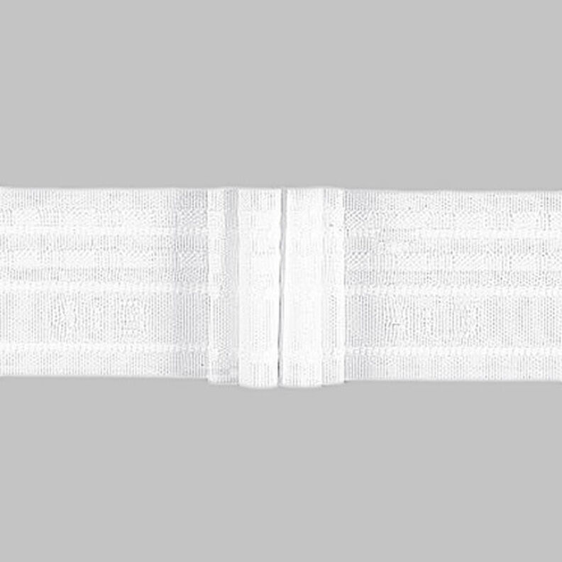 Ruban plissé 4x, 50 mm – blanc | Gerster,  image number 1
