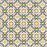 Tissu en coton Cretonne Motif de carreaux – vert sapin/jaune curry,  thumbnail number 1