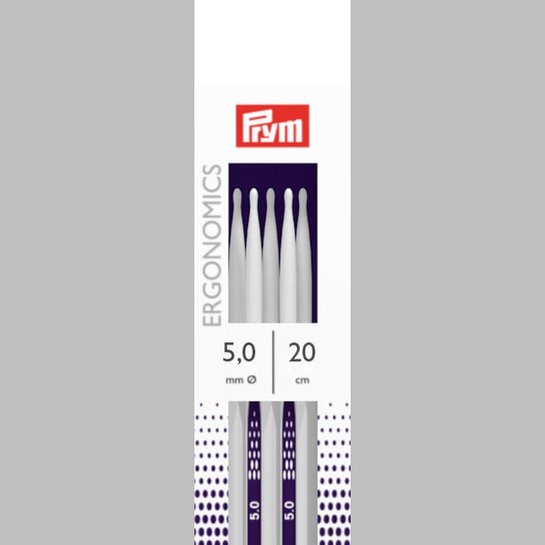 5,0|20cm Aiguilles à tricoter pour chaussettes Ergonomics | Prym,  image number 2