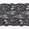 Dentelle élastique [150 mm] – noir,  thumbnail number 1
