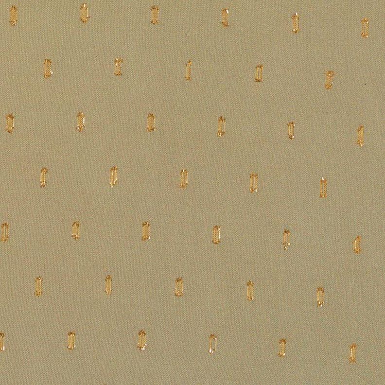 Tissu en viscose gouttes scintillantes – olive clair,  image number 1