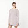 French Terry Sweat d’été Imprimé en maille torsadée – beige clair,  thumbnail number 5