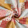 Tissu en coton Cretonne look patchwork – blanc/saumon,  thumbnail number 4