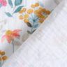 Tissu double gaze de coton Prairie fleurie aquarelle Impression numérique | Poppy Fabrics – blanc,  thumbnail number 4