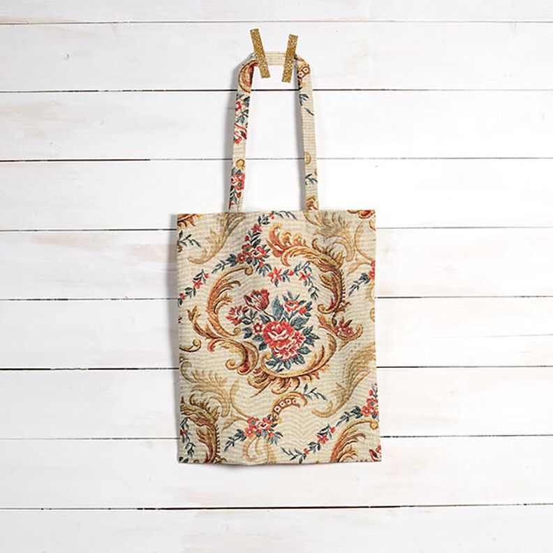 Tissu de décoration Gobelin Élégance – beige clair, image number 8