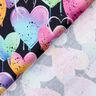 Jersey coton Cœurs multicolores | Glitzerpüppi – noir,  thumbnail number 4