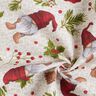 Tissu de décoration Canvas Lutin avec chapeau – beige clair/rouge foncé,  thumbnail number 3