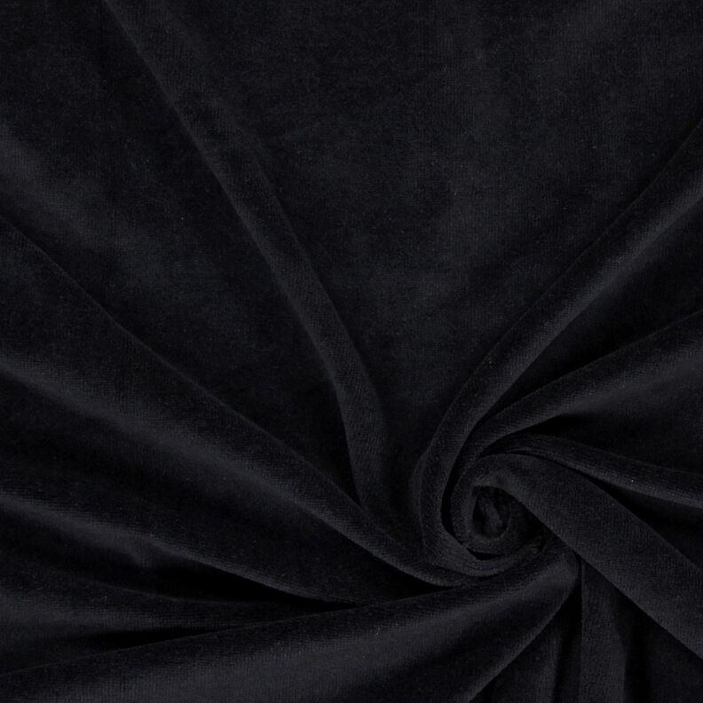 Tissu Nicki Uni – noir, image number 1