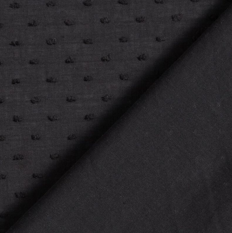 Batiste de coton Dobby – noir, image number 3