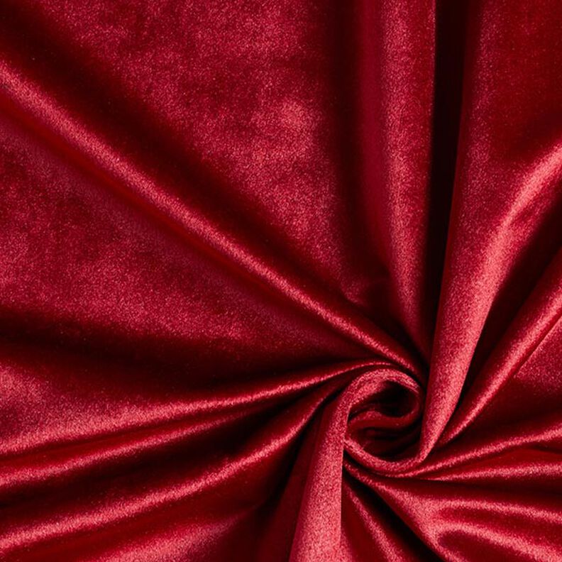 Tissu de décoration Velours – rouge,  image number 1
