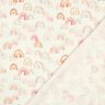 Tissu double gaze de coton Arcs-en-ciel colorés Impression numérique | Poppy Fabrics – ivoire/saumon,  thumbnail number 4