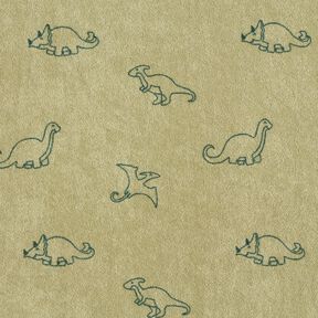 Jersey éponge Dinosaures – greige, 