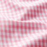 Tissu en coton Vichy à carreaux 0,5 cm – rose/blanc,  thumbnail number 2