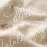 Tissu de décoration Semi-panama souhaits festifs – nature/or,  thumbnail number 2