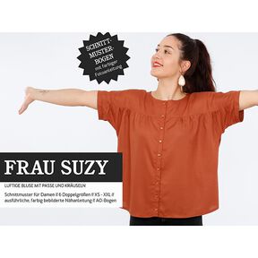 FRAU SUZY - Chemisier ample à manches courtes et volants, Studio Schnittreif | XS - XXL, 