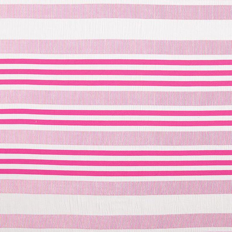 Jersey viscose aspect crash – blanc/rose vif, image number 1