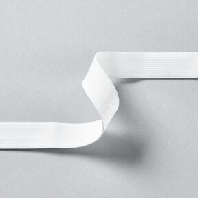 Bande en caoutchouc lisse [3 m | 20 mm] – blanc, 