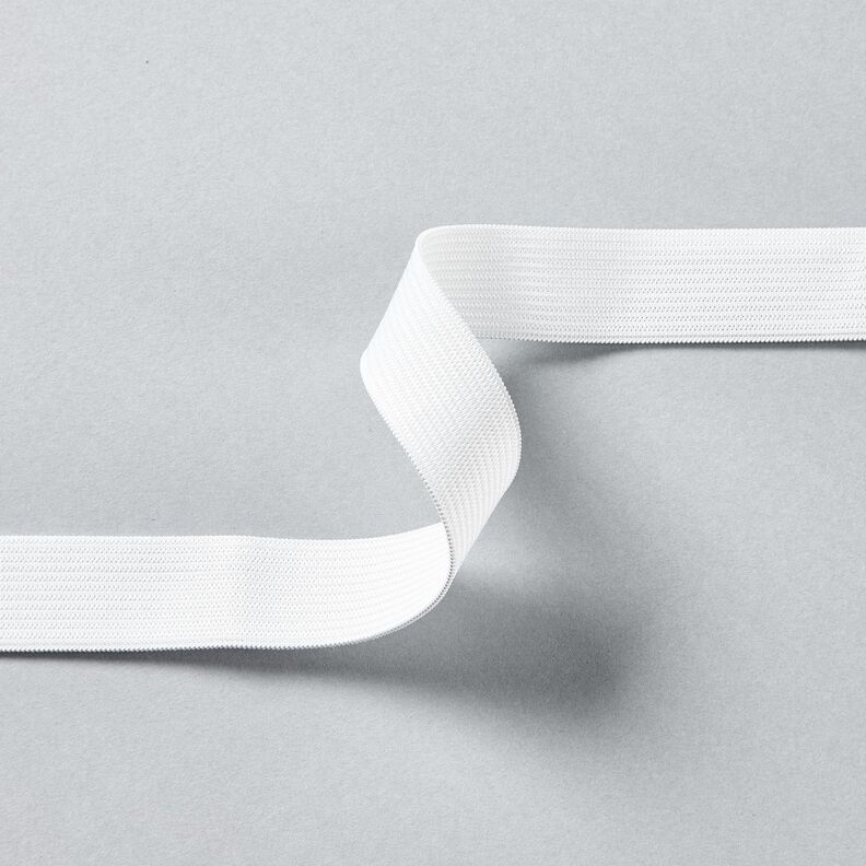 Bande en caoutchouc lisse [3 m | 20 mm] – blanc,  image number 2