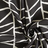 Tissu de décoration Semi-panama Lignes abstraites – ivoire/noir,  thumbnail number 3
