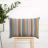 Tissu pour nappe Rayures fines – blanc/bleu,  thumbnail number 6