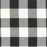 Tissu en coton Carreaux lurex – noir/blanc,  thumbnail number 1