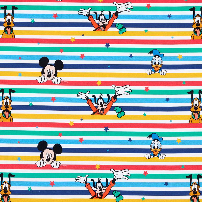 Jersey coton Mickey Mouse et ses amis | Disney – blanc,  image number 1