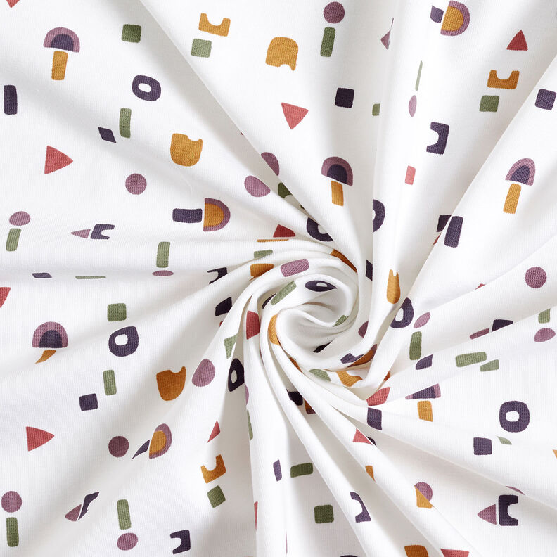 Jersey coton Blocs de construction – ivoire, image number 4