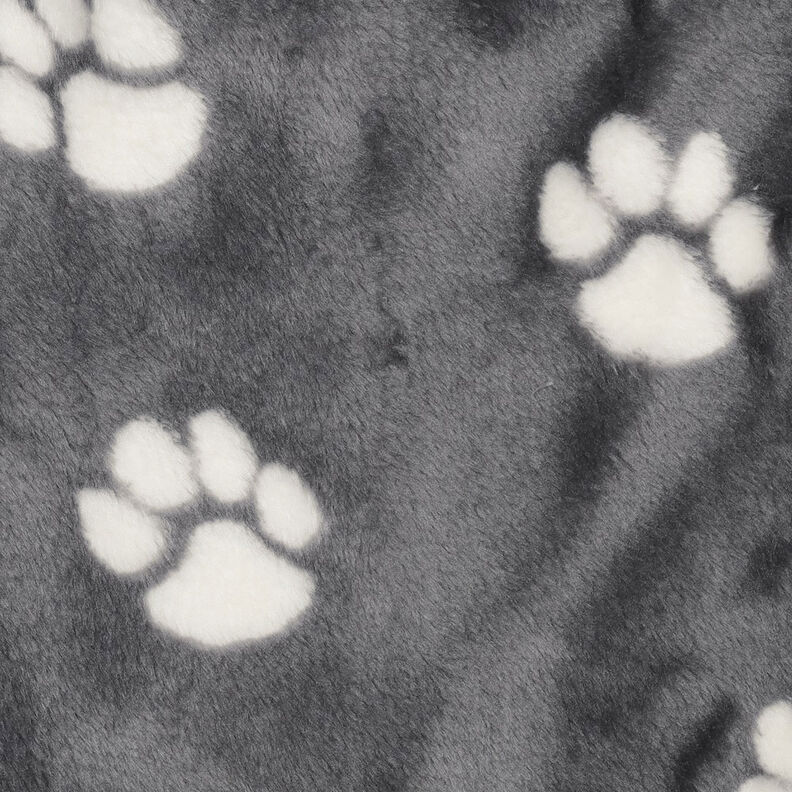 Polaire douillet Pattes d’animaux | by Poppy – gris schiste/ivoire,  image number 2