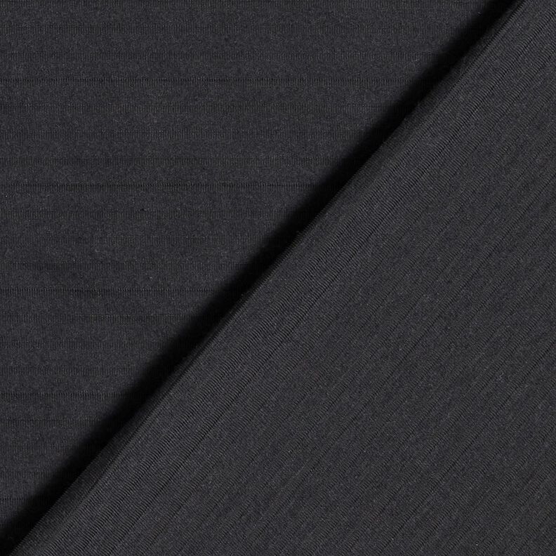 Jersey côtelé Uni – noir,  image number 4