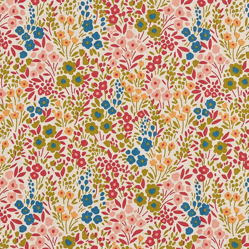 Tissu de décoration Semi-panama Fleurs peintes – anémone,  image number 1