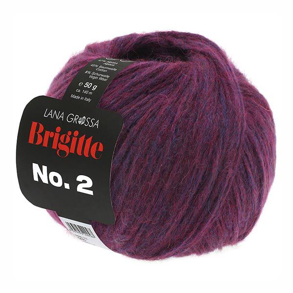 BRIGITTE No.2, 50g | Lana Grossa – aubergine,  image number 1