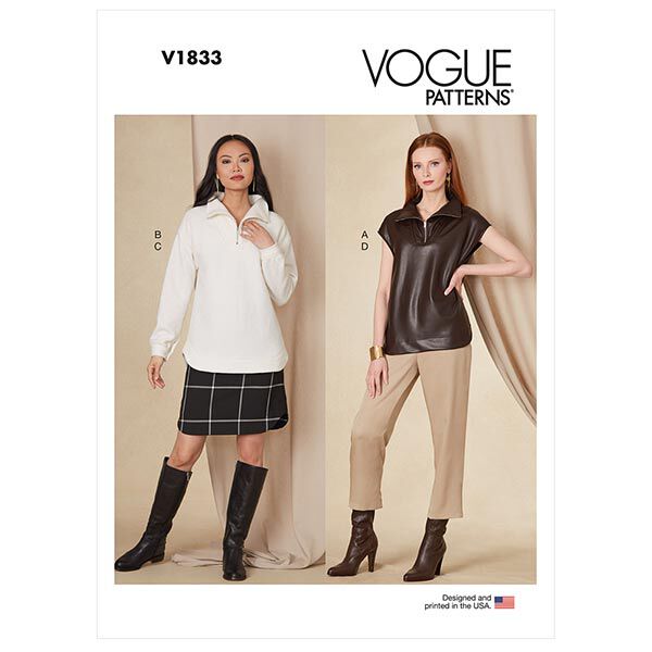 Top, Vogue 1833 | 32-50, image number 1
