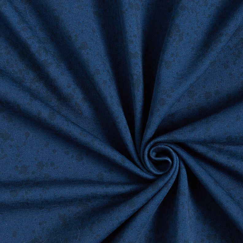 French Terry Tissu moucheté assorti | Glitzerpüppi – bleu marine, image number 3