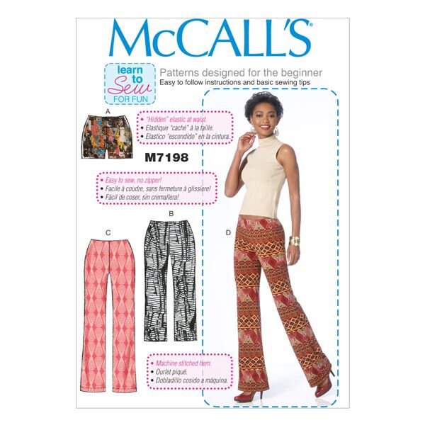 Short|Pantalon, McCalls 7198 | 32 - 48, image number 1