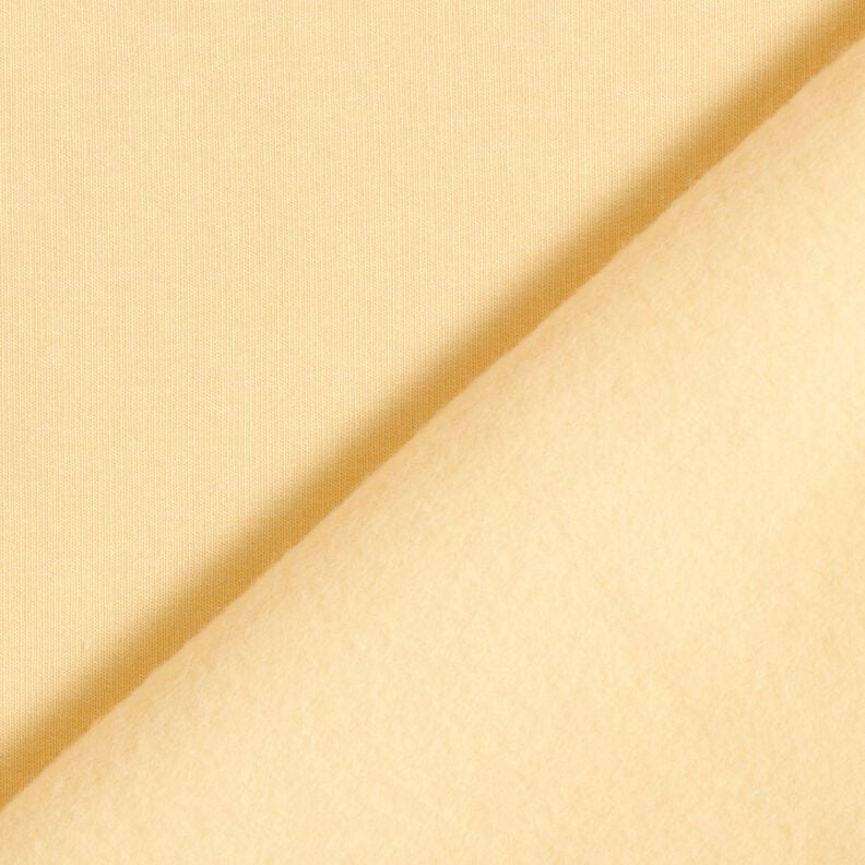 Molleton coton léger uni – jaune vanille,  image number 5