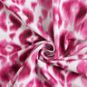 GOTS French Terry Batik motif léopard | TCC x LOOKS by Wolfgang Joop – pourpre/blanc,  thumbnail number 5