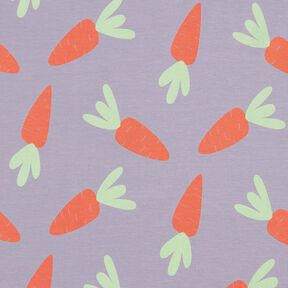 French Terry Sweat d’été grandes carottes – mauve, 