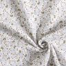 Tissu double gaze de coton Motif floral abstrait – blanc/jaune olive,  thumbnail number 3
