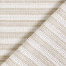 Tissu de coton Structure quadrillée à rayures horizontales – beige/blanc,  thumbnail number 5