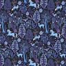 French Terry Sweat d’été Forêt de conte de fée Impression numérique | Poppy Fabrics – bleu,  thumbnail number 1